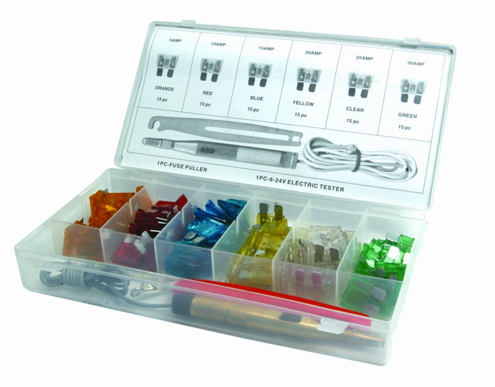 Bezpieczniki płaskie standard -asort. 93 częściowy