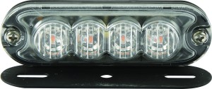 LED Obrysowe lampy ostrzegawcze, Interference: Class 3, Funkcje: jeden błysk, Podwójny błysk, 12-24V