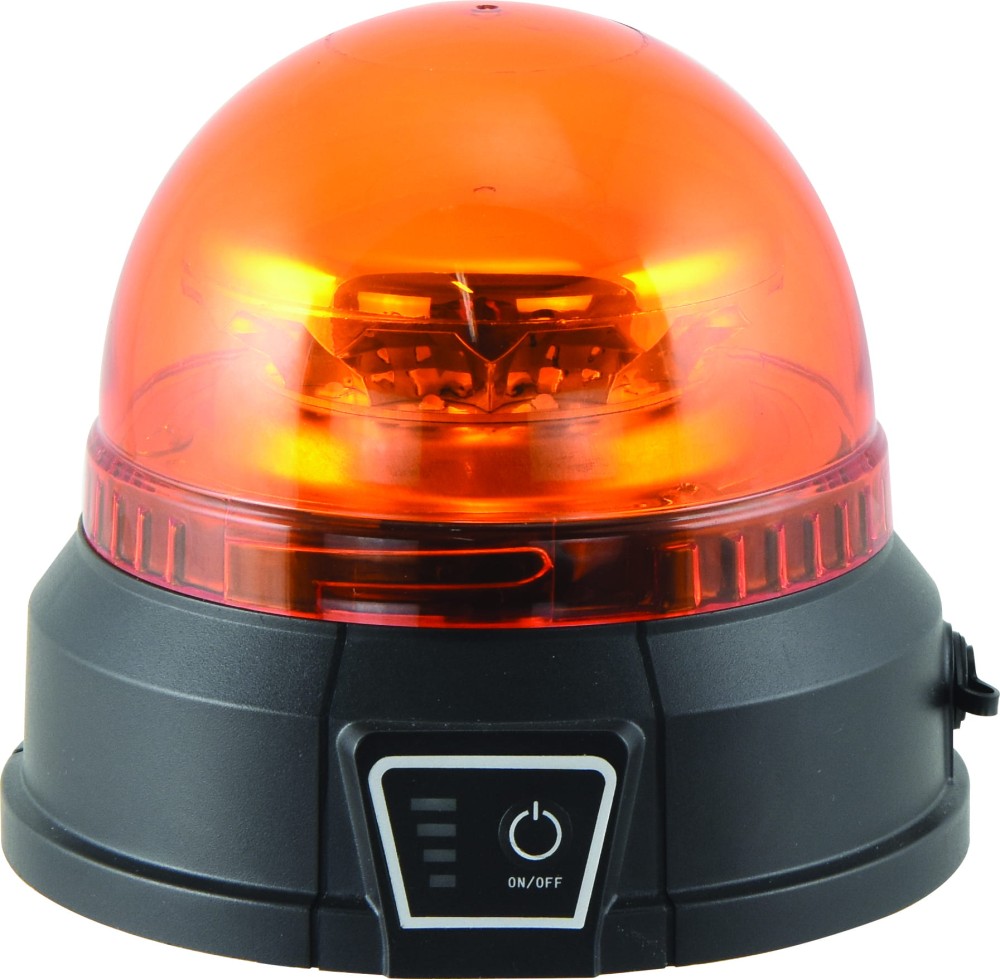 Akumulatorowa lampa ostrzegawcza - LED z pilotem