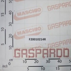 ETYKIETA GASPARDO 481X 91 F20010214R OEM