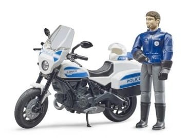 Policjant na motocyklu Scrambler Ducati BR-62731