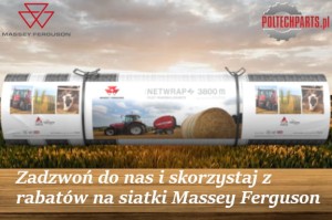 Siatka do prasy - Premium Interwrap Massey Ferguson 3800m 123cm 