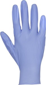 Rękawice jednorazowe, lateksowe bezpudrowe, niebieskie roz. 10/XL DexPure Honeywell 4580081XL