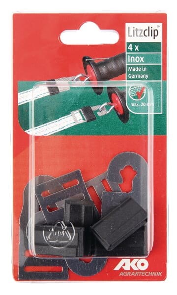 Złączka taśmy z uchwytem bramowym Litzclip, 10 / 20 mm, 4 szt. 442006041