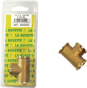 Trójnik F30/60, 1/2", mosiądz BU1090929