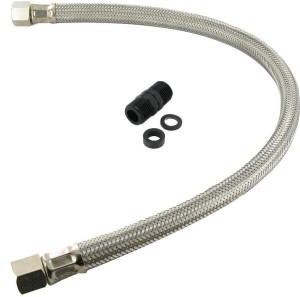 Wąż ze stali szlachetnej, 1/2", 600 mm, ze złączką Z/Z BUA452