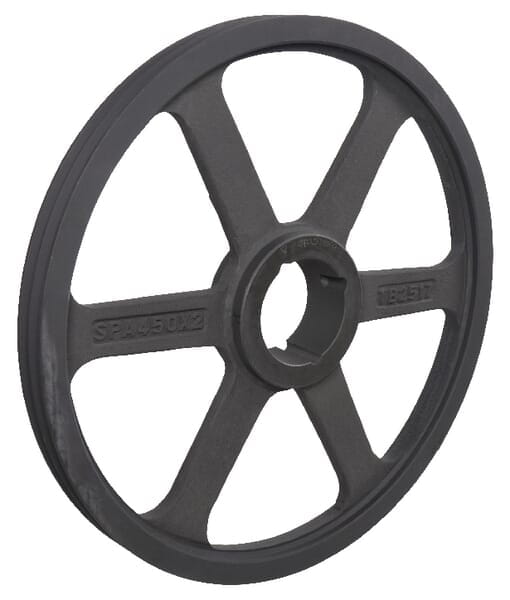 Koło pasowe klinowe A lub SPA 2 rowki średnica 455.50 mm na tuleję Taperlock 2517 Kramp 450A2TL