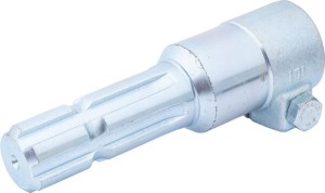 Redukcja wału WOM ze śrubą, wewn. 1.3/8" Z-21 zewn. 1.3/8" Z-6 L-175 mm Kramp 6710007KR