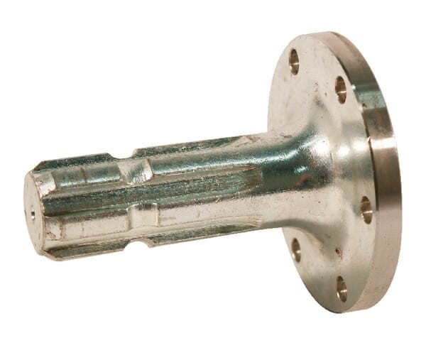 Końcówka wału z kołnierzem, 1 3/8 Z6, L-110 mm, D-100 mm 675011KR