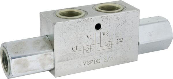 Zawór zwrotny sterowany bliźniaczy VBPDE, G3/4" C056V0040