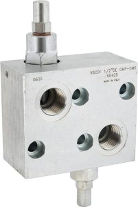 Zawór zwrotno-hamujący bliźniaczy VBCDF DE OMP/OMR C056V0425
