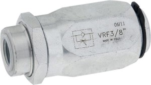 Zawór dławiąco - zwrotny baryłkowy VRF, G3/8" C056V0550