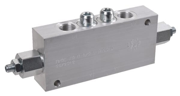 Zawór zwrotny 3/8 z kołnierzem i odpowietrzeniem FPOB50D382F35