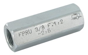 Zawór dławiąco-zwrotny LTCV/FPRU 0.5 2.0d 3/8" FPRU3805F20