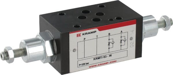 Zawór zwrotno-dławiący Cetop 03 - NG6 03W typ KRMTI Kramp KRMTI03W