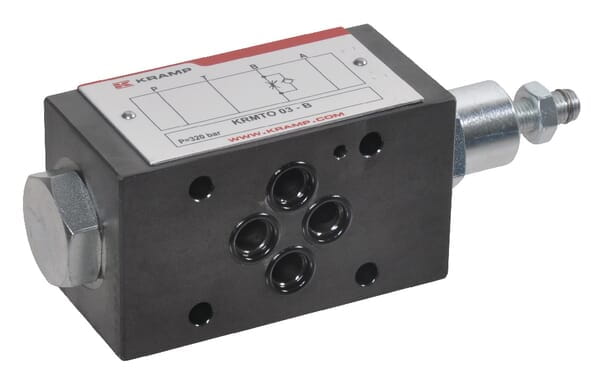 Zawór zwrotno-dławiący Cetop 03 - NG6 03B typ KRMTO Kramp KRMTO03B