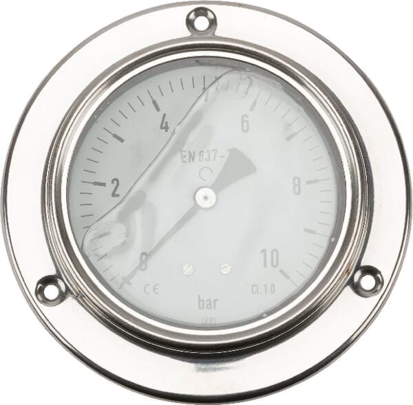 Manometr do panelu o średnicy 100mm MA10010P08SSGF