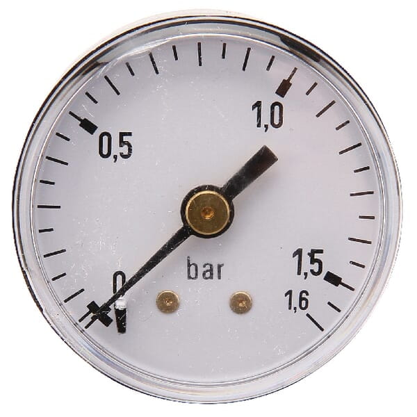 Manometr ø40 mm 0–1,6 bar przyłącze tylne 1/8" MA40016B02ST