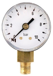 Manometr ø40 mm 0–10 bar przyłącze dolne 1/8" MA4010L02ST