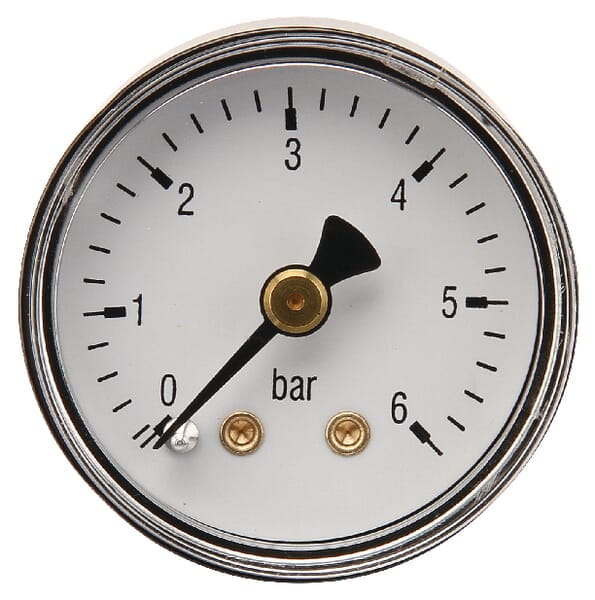 Manometr ø40 mm 0–6 bar przyłącze tylne 1/8" MA406B02ST
