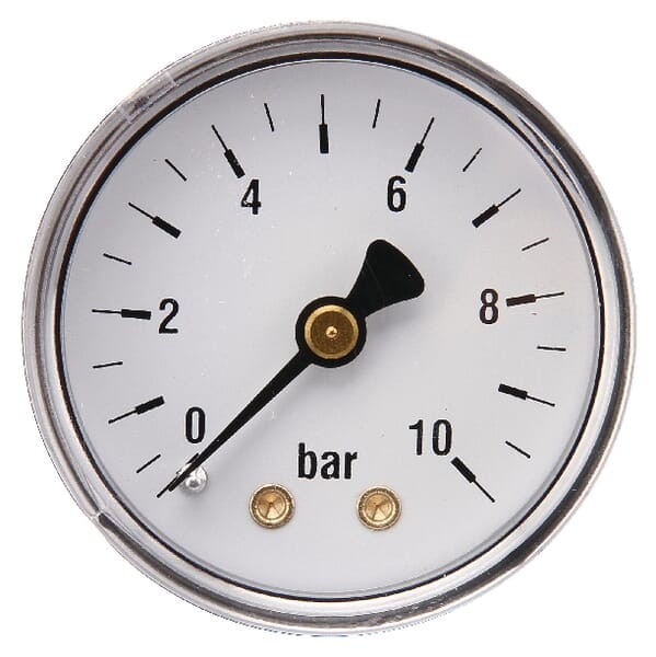 Manometr ø50 mm 0-10 bar przyłącze tylne 1/4" MA5010B04ST