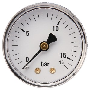Manometr ø50 mm 0–16 bar przyłącze tylne 1/4" MA5016B04ST
