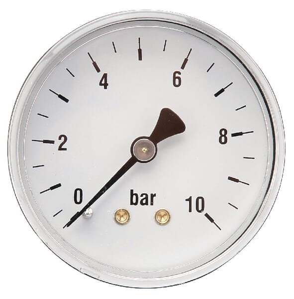 Manometr ø63 mm 0–10 bar przyłącze tylne 1/4" MA6310B04ST