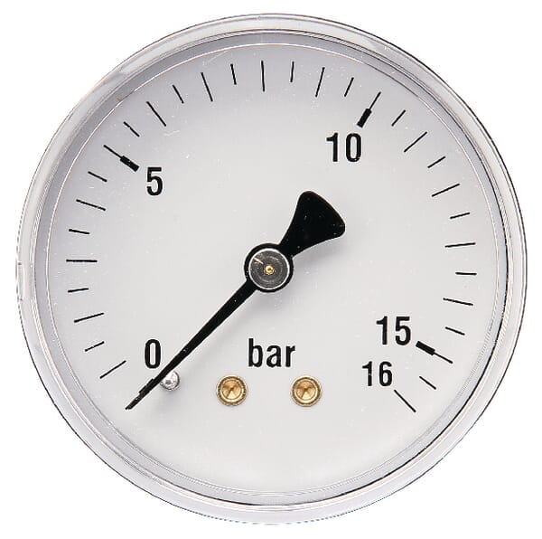 Manometr ø63 mm 0–16 bar przyłącze tylne 1/4" MA6316B04ST