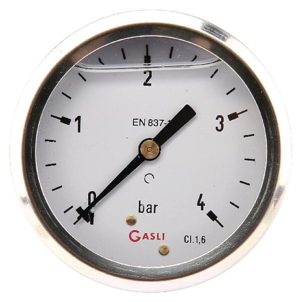 Manometr ø63 mm 0–4 bar przyłącze tylne 1/4" MA634B04SSGF