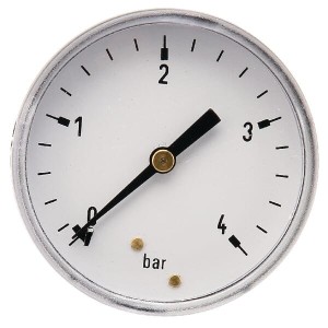 Manometr ø63 mm 0–4 bar przyłącze tylne 1/4" MA634B04ST