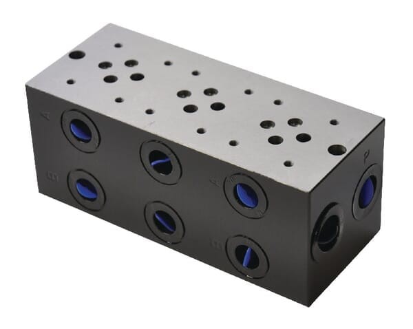 Płyta zaworu Cetop 03 - NG6, MR-33-GZC przyłącze dolne 3/8" MR33GZC