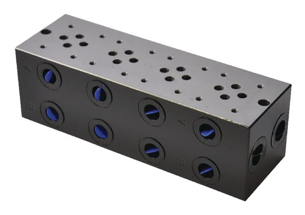 Płyta zaworu Cetop 03 - NG6, MR-34-GZC przyłącze dolne 3/8" MR34GZC