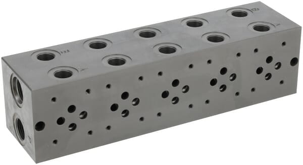 Płyta zaworu Cetop 03 - NG6, MR-35-GZC przyłącze dolne 3/8" MR35GZC