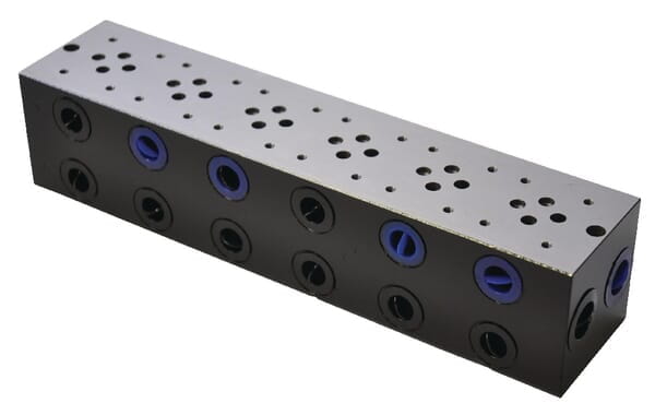 Płyta zaworu Cetop 03 - NG6, MR-36-GZC przyłącze dolne 3/8" MR36GZC