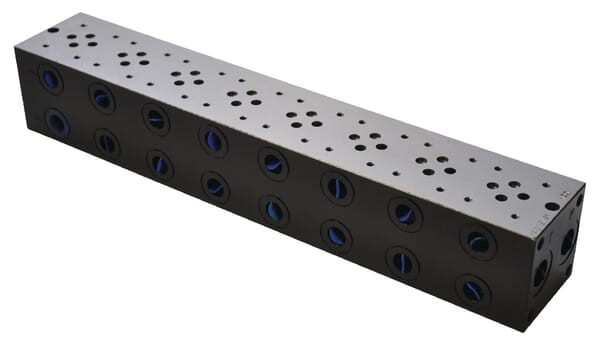 Płyta zaworu Cetop 03 - NG6, MR-38-GZ przyłącze dolne 3/8" MR38GZ