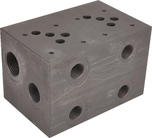 Płyta zaworu Cetop 05 - NG10, MR-52-GZ przyłącze dolne 1/2" Kramp MR52GZ