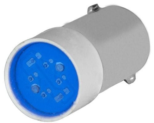 Żarówka LED BA9S, 12V niebieski 010BA9SLBL12