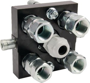 Szybkosprzęg Multifaster DN10-4 x 1/2" BSPP + 1 x ele. część ruchoma 2P5061412GMC