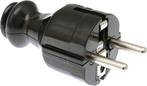 Wtyczka prosta Unischuko, z uziemieniem WT-30-2 1760141030