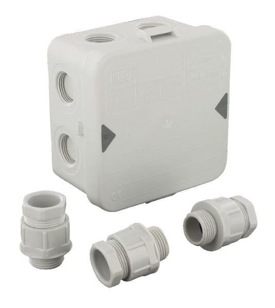 Puszka natynkowa z nakrętkami Attema, AK1-IP65 EM4514088