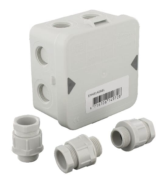 Puszka natynkowa z dławicami do przewodu LP65 EM4514088L
