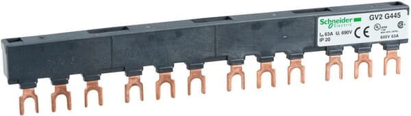 System szyn zbiorczych 4x 45mm GV2G445