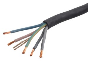 Przewód elektryczny wielożyłowy, neoprenowy H07RN-F 5x2.5mm² H07RNF525