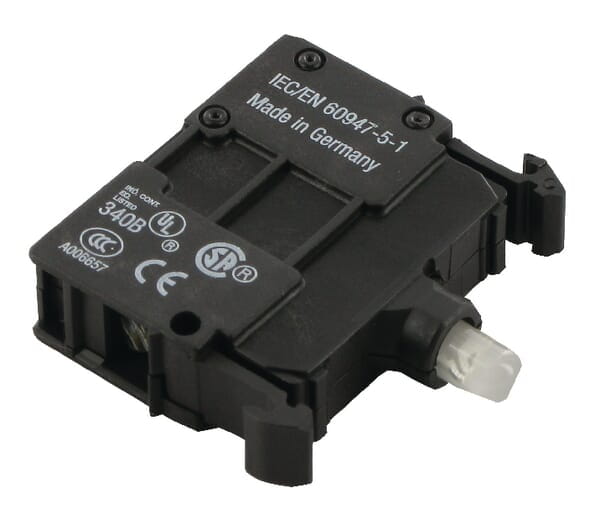 Element LED ziel. 12-30V przód M22LEDG