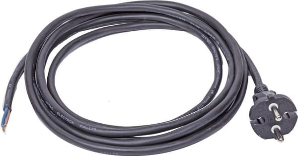 Przewód wymienny gumowy z wtyczką, 3 m 2 x 0.75 mm² MVS32075