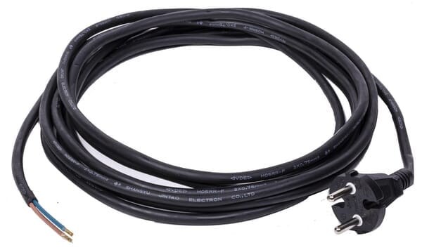 Przewód wymienny gumowy z wtyczką, 5 m 2 x 0.75 mm² MVS52075