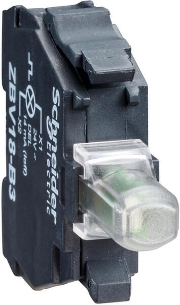 Element LED biały, 24V ACDC ZBVB1