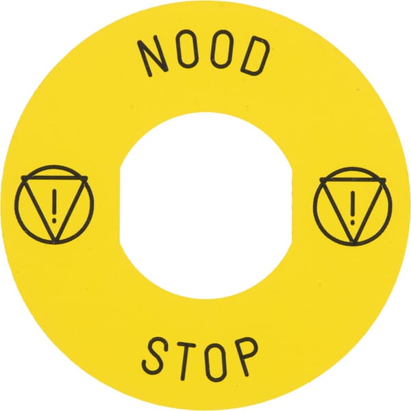 Etykieta Stop awar. 60mm ZBY9530