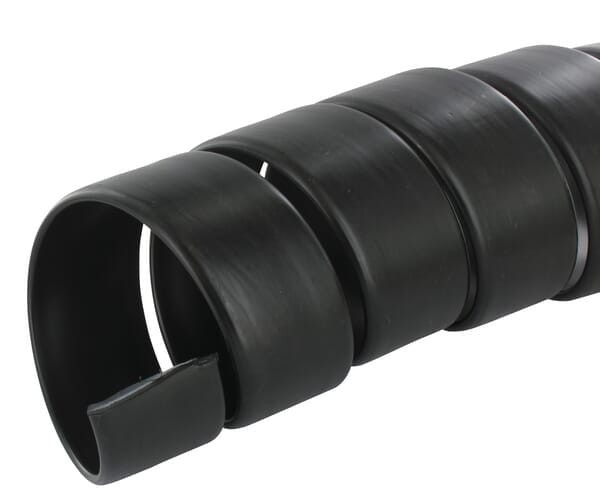 Osłona spiralna węża typ KBV czarna Safeplast, 99-115 mm KBV100Z