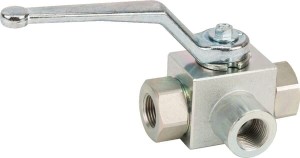 Zawór kulowy 3-drożny 3/8" z uszczelką KH3KSR06LA